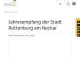 Vorschaubild: Jahresempfang der Stadt Rottenburg am Neckar