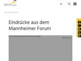 Vorschaubild: Eindrücke aus dem Mannheimer Forum