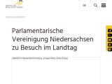 Vorschaubild: Parlamentarische Vereinigung Niedersachsen zu Besuch im Landtag