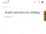 Vorschaubild: Stadt-Land-Quiz im Landtag