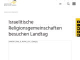 Vorschaubild: Israelitische Religionsgemeinschaften besuchen Landtag