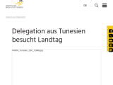 Vorschaubild: Delegation aus Tunesien besucht Landtag