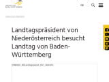 Vorschaubild: Landtagspräsident von Niederösterreich besucht Landtag von Baden-Württemberg