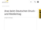 Vorschaubild: Aras beim Deutschen Druck- und Medientag