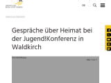 Vorschaubild: Gespräche über Heimat bei der Jugend!Konferenz in Waldkirch