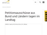 Vorschaubild: Petitionsausschüsse aus Bund und Ländern tagen im Landtag