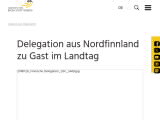 Vorschaubild: Delegation aus Nordfinnland zu Gast im Landtag