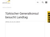 Vorschaubild: Türkischer Generalkonsul besucht Landtag