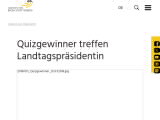 Vorschaubild: Quizgewinner treffen Landtagspräsidentin