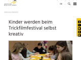 Vorschaubild: Kinder werden beim Trickfilmfestival selbst kreativ
