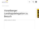 Vorschaubild: Vorarlberger Landtagsdelegation zu Besuch