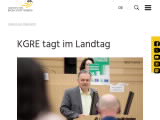 Vorschaubild: KGRE tagt im Landtag
