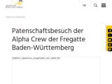 Vorschaubild: Patenschaftsbesuch der Alpha Crew der Fregatte Baden-Württemberg