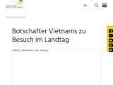 Vorschaubild: Botschafter Vietnams zu Besuch im Landtag