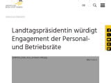 Vorschaubild: Landtagspräsidentin würdigt Engagement der Personal- und Betriebsräte