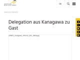 Vorschaubild: Delegation aus Kanagawa zu Gast
