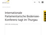 Vorschaubild: Internationale Parlamentarische Bodensee-Konferenz tagt im Thurgau