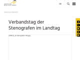 Vorschaubild: Verbandstag der Stenografen im Landtag