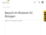 Vorschaubild: Besuch im Museum KZ Bisingen