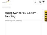 Vorschaubild: Quizgewinner zu Gast im Landtag
