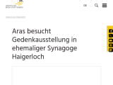 Vorschaubild: Aras besucht Gedenkausstellung in ehemaliger Synagoge Haigerloch