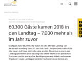 Vorschaubild: 60.300 Gäste kamen 2018 in den Landtag – 7.000 mehr als im Jahr zuvor