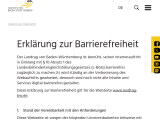 Vorschaubild: Erklärung zur Barrierefreiheit